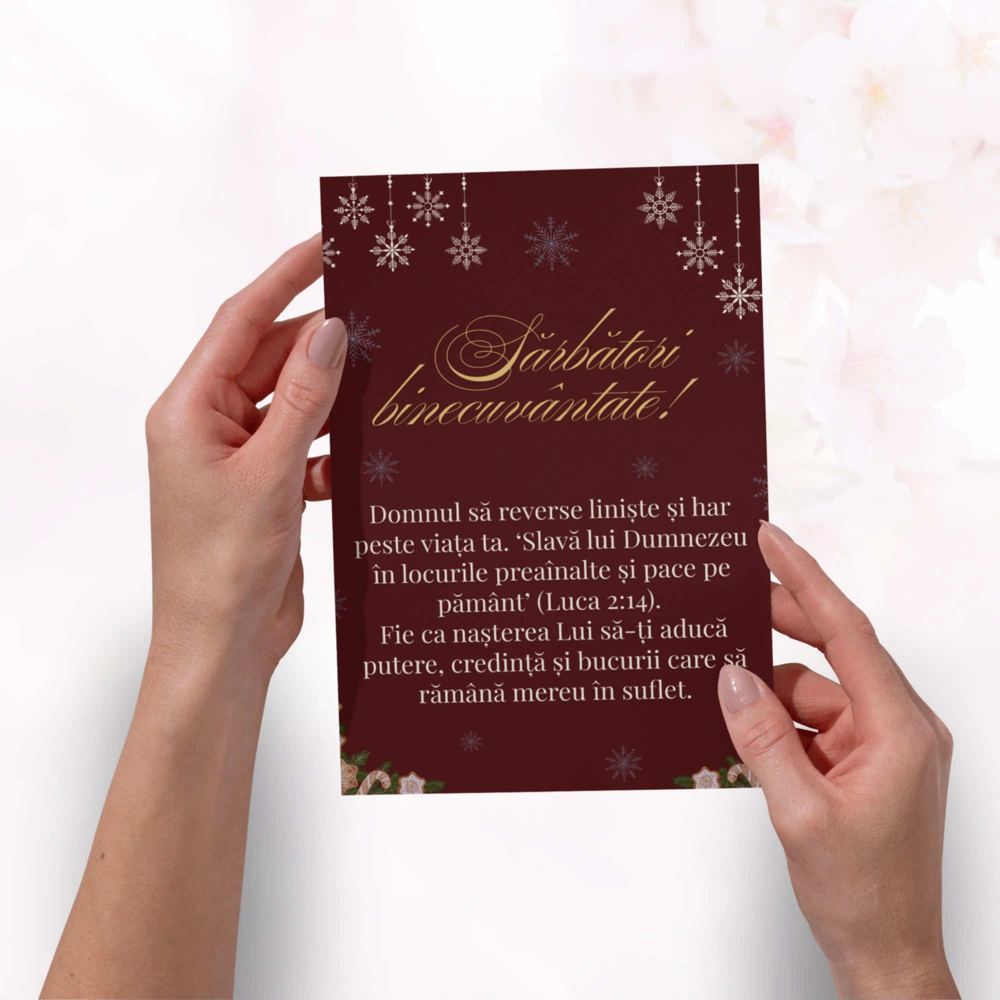 Felicitare, Sarbatori fericite!